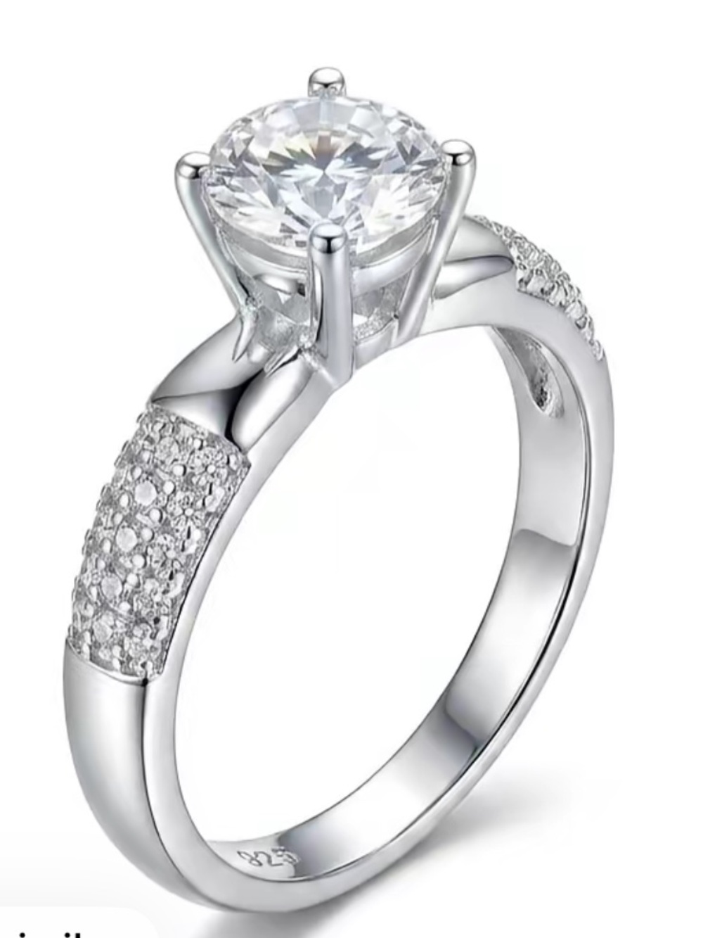 GRA CERTIFIED MOISSANITE DIAMOND 1CT  925 Sterling Silver NEW